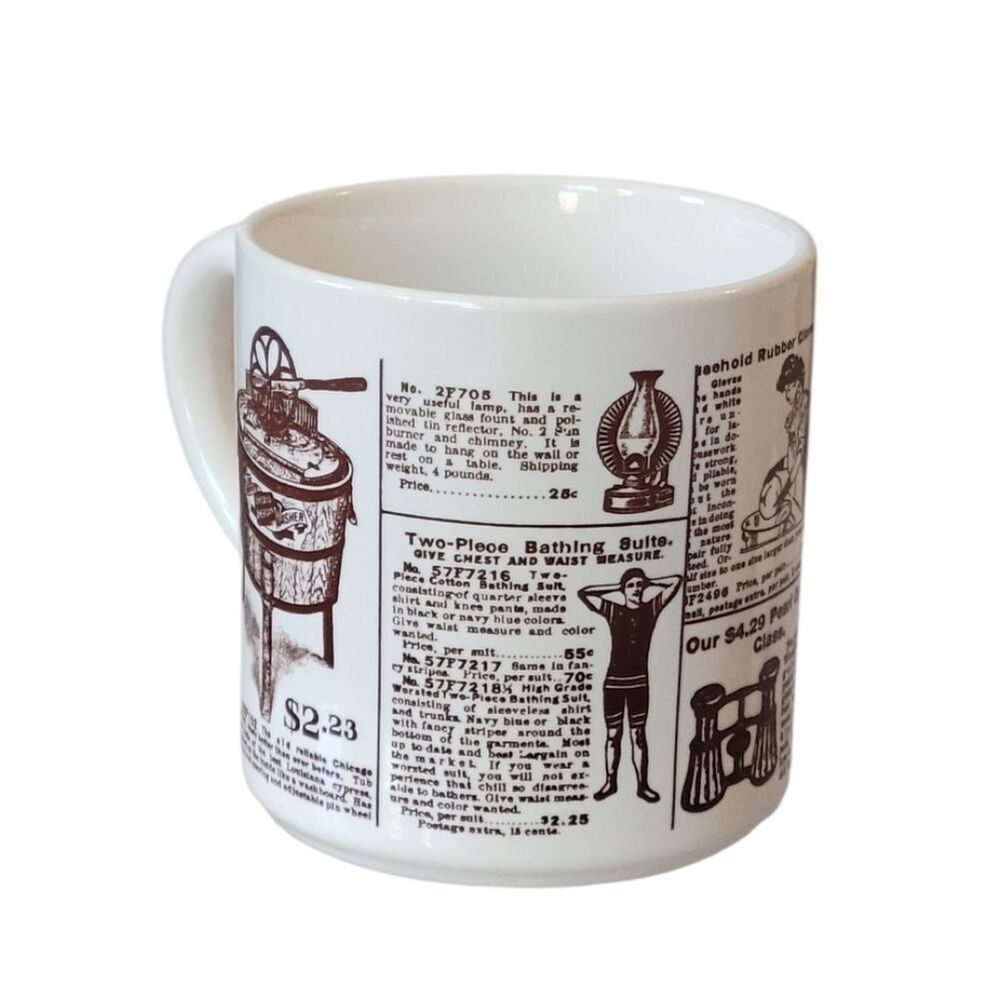 Vintage Sears Roebuck & Co. 1906 Catalog Design Ceramic Coffee Mug - Picture 2 of 6